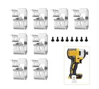 Yetaha 8PCS Electric Drill Belt Clip, Belt Clip for Dewalt, Cordless Power Clip Belt with 8 Screws, Drill Clips Compatible with Dewalt 20V/18V MAX Tools DCD785C2 DCD980 DCD985, Part Number N268241