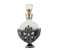 Yetaha Vintage Perfume Bottle, Black Butterfly Pattern Bottle for Christmas | Classical Empty Glass Decorative Perfume Bottles for Holiday Gift