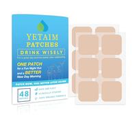 YETAIM Recovery Patches for Women Men: 48-Pack Energy Boost Fast Recovery - Day Night Party Support - Apply on Arm Neck Wrist Back for Party Fun Morning Revival - Clear Blue