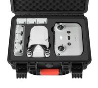 Drone Case for DJI Mini 4K: Waterproof Hard Travel Cases with Custom Foam for DJI Mini 2 /2 SE Fly Combo, Large Carrying Box for Drone, Batteries, Charger, Cable, Propeller & Accessories (Case Only)