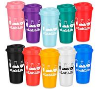 Yetene 10 Pcs Lab W ifts 16 oz Coffee Cups with Lids Bulk for 2026 Lab Week Laboratory Professionals Tech Team Office School Supplies