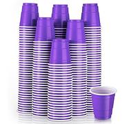 Yetene 200 pcs 2 oz Graduation Plastic Shot Cups Mini Disposable Shot Glasses for 2025 Graduation Party Baby Shower Summer Beer Taste Serving(Purple)