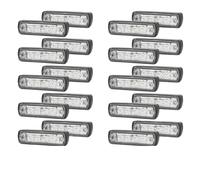 YETGFBH Roof Marker Light Lamps 20pcs 24V LED Sun Visor Light Lamp Fit Use For MAN TGA TGL TGM TGS TGX Truck Cab Roof Signal Marker Lights Sunvisor Lights 81252606121(20pcs Amber)
