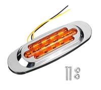 YETGFBH Roof Marker Light Lamps 8/4X 16LED 12-24V LED Side Marker Light Position Side Lights Universal For Truck Trailer-Amber/White/Red/Blue/Green(8PCS,Yellow)