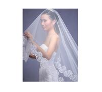 YETGFBH Wedding Veil,Bridal Veil Wedding Bridal Veiles Long One Layer Veiles White Elegant Wedding Accessories(500cm)