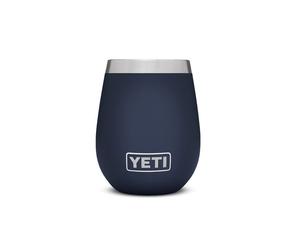 Yeti 0303 Rambler 10oz (296ml) Wine Tumbler Colour: Navy, Size: one size