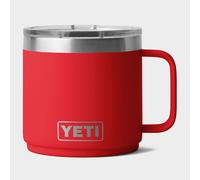 YETI Rambler 14 oz (414 ml) Stackable Mug with Durasip Ceramic Lining, Stainless Steel Vacuum Insulated Coffee Cup with Removable Magslider Lid, Rescue Red