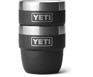 Yeti 1808 Rambler 4oz Espresso Cup 2pk Colour: Black, Size: one size