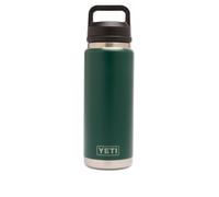 YETI 26oz Rambler Bottle Black Forest Green