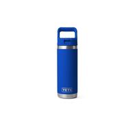 Yeti 6532 Rambler 18oz Colour Straw Bottle Colour: ROYAL BLUE, Size: one size