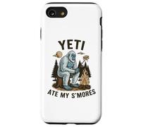 Yeti Ate My S'mores Camping Design for Outdoors Lovers Case for iPhone SE (2020) / 7/8