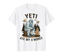 Yeti Ate My S'Mores Camping Design for Outdoors Lovers T-Shirt