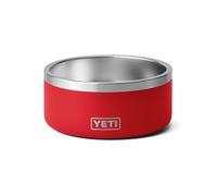 YETI Boomer, Stainless Steel, Non-Slip Dog Bowl, Rescue Red, 8