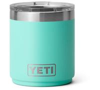YETI Rambler 10 oz (295 ml) Lowball with DuraSip Ceramic Lining, Vacuum Insulated Stainless Steel Stackable Lowball with MagSlider Lid, Seafoam