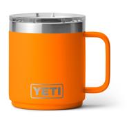 YETI Rambler 10 oz (295 ml) Stackable Mug with Durasip Ceramic Lining, Stainless Steel Vacuum Insulated Coffee Cup with Removable Magslider Lid, King Crab