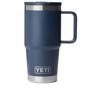 YETI Rambler Travel Straw Mug, Stainless Steel Vacuum Insulated Mug with Colour-Matched Straw Lid, Navy, 20 oz (591 ml)