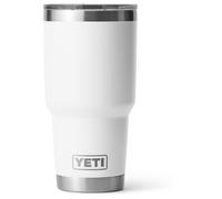 YETI Rambler Tumbler, Vacuum Insulated Stainless Steel Tumbler with Magslider Lid, White, 30 oz (887 ml)