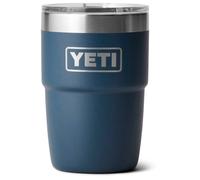 YETI Rambler 8 oz (236 ml) Stackable Cup with Durasip Ceramic Lining, Stainless Steel Vacuum Insulated Coffee Cup with Removable Magslider Lid, Navy