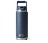 YETI Rambler C Straw Bottle, Stainless Steel Vacuum Insulated Bottle with Straw Cap, Navy, 26 oz (769 ml)