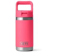YETI Rambler Jr Kids Bottle, Vacuum Insulated Stainless Steel Bottle with Straw Cap, Tropical Pink, 12 oz (354 ml)