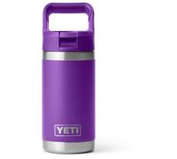 YETI Rambler Jr 12 oz (355 ml) Kids Water Bottle (Pace Purple) - Kids Stainless Steel Water Bottle - Insulated to Keep Drinks Cold - 100% Leakproof Straw Cap - 5 Year Warranty