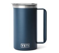 YETI Rambler Pitcher, Vacuum Insulated, Stainless Steel with MagSlider Lid, Navy, 64 oz (1892 ml)