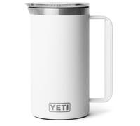 YETI Rambler Pitcher, Vacuum Insulated, Stainless Steel with MagSlider Lid, White, 64 oz (1892 ml)