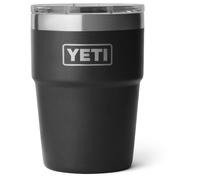 YETI Rambler Cup, Vacuum Insulated Stainless Steel Stackable Cup with Magslider Lid, Black, 16 oz (475 ml)