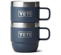 YETI Rambler Espresso Mug, Vacuum Insulated Stainless Steel Stackable Mug, Navy, 2 Pack 6 oz (177 ml)