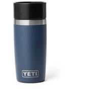YETI Rambler Travel Bottle, Vacuum Insulated Stainless Steel Bottle with Leakproof Hotshot Commuter Cap, Navy, 16 oz (473 ml)
