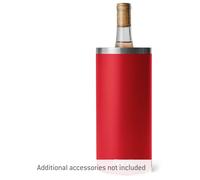YETI Rambler Wine and Champagne Chiller, Stainless Steel Insulated, Rescue Red