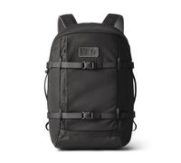 YETI Crossroads 35L Travel Backpack with Laptop Sleeve, Black | Water & Abrasion-Resistant Laptop Backpack with Wide-Opening Design, Bottle Access & Luggage Pass-Through