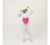 (Yeti Elf, S) Cartoon one-piece pajamas for men and women Halloween costumes Kappa Hedgehog Crocodile My Neighbor Totoro Shark Costume