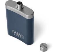 YETI Hip Flask 7 oz (207 ml) Navy - Stainless Steel Alcohol Flask with Funnel - Leakproof for Easy, Mess-Free Filling - Dishwasher Safe - 5 Year Warranty