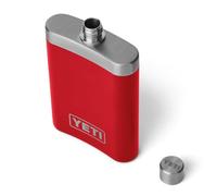 YETI Hip Flask 7 oz (207 ml) Rescue Red - Stainless Steel Alcohol Flask with Funnel - Leakproof for Easy, Mess-Free Filling - Dishwasher Safe - 5 Year Warranty