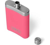 YETI Hip Flask 7 oz (207 ml) Tropical Pink - Stainless Steel Alcohol Flask with Funnel - Leakproof for Easy, Mess-Free Filling - Dishwasher Safe - 5 Year Warranty