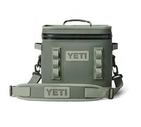 YETI Hopper Flip 12 Cool Bag, Portable & Insulated Backpack Cooler, Camp Green