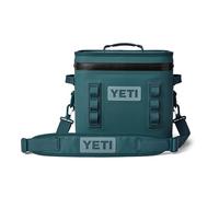 YETI Hopper Flip 12 Medium Cooler Bag (Black Forest Green) - ColdCell Insulation & Leakproof Hydrolok Zip - Portable Cool Bag for Lunch on the Go - Fits 24 Cans or 7 kg Ice - 3 Year Warranty