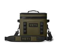 YETI Hopper Flip 12 Medium Cooler Bag (Olive) - ColdCell Insulation & Leakproof Hydrolok Zip - Portable Cool Bag for Lunch on the Go - Fits 24 Cans or 7 kg Ice - 3 Year Warranty