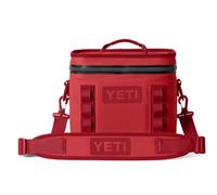 YETI Hopper Flip 8 Cool Bag (Rescue Red) - ColdCell Insulation & Leakproof Hydrolok Zip - Portable Cooler Bag for Solo Trips - Fits 11 Cans or 4.5 kg Ice - 3 Year Warranty