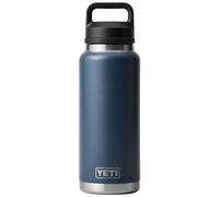 YETI Rambler Bottle Chug, Vaccum Insulated Stainless Steel Bottle with Leakproof Chug Cap, Navy, 36 oz (1 L)