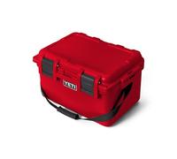 YETI LoadOut 30 GoBox Divided Waterproof Cargo Case, Dry Box, Camera Case, Fishing Tackle Box, Rescue Red