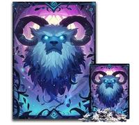 Yeti Magic Card Jigsaw Puzzles for Adults 1000 Piece Wooden Jigsaw Puzzles Brain Teaser Game for Teenagers Perfect 1000 PCS(38x26cm)