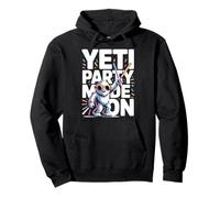 Yeti Party Mode Funny Bigfoot Sasquatch Pullover Hoodie