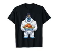 Yeti Pilgrim Feast Thanksgiving T-Shirt