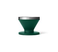 YETI Pour Over Coffee Maker Accessory Ramblers, Designed for Perfect Coffee Extraction Anywhere, Stainless Steel, fits any V60 Filter, Black Forest Green