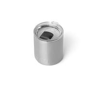 YETI Rambler 10 oz (295 ml) Lowball with DuraSip Ceramic Lining, Vacuum Insulated Stainless Steel Stackable Lowball with MagSlider Lid, Stainless Steel