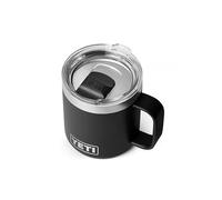 YETI Rambler 10 oz (295 ml) Stackable Mug with Durasip Ceramic Lining, Stainless Steel Vacuum Insulated Coffee Cup with Removable Magslider Lid, Black