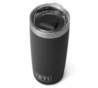 YETI Rambler 10 oz (295 ml) Tumbler with Removable Magslider Lid, Stainless Steel Vacuum Insulated Coffee Cup, Black, New