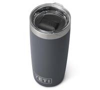YETI Rambler 10 oz (295 ml) Tumbler, Charcoal | Stainless Steel Coffee Travel Mug with MagSlider Lid (Not Leakproof), Insulated Coffee Cup Keeps Drinks Hot or Cold